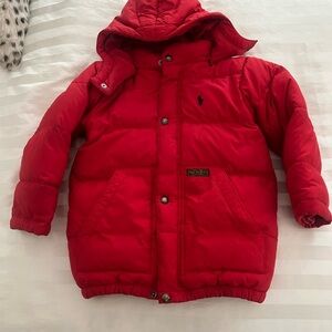 Ralph Lauren Vibrant Red Hooded 🧥